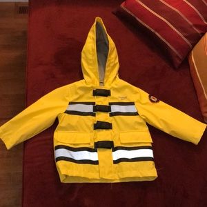 Oshkosh firefighters custom waterproof raincoat 3T